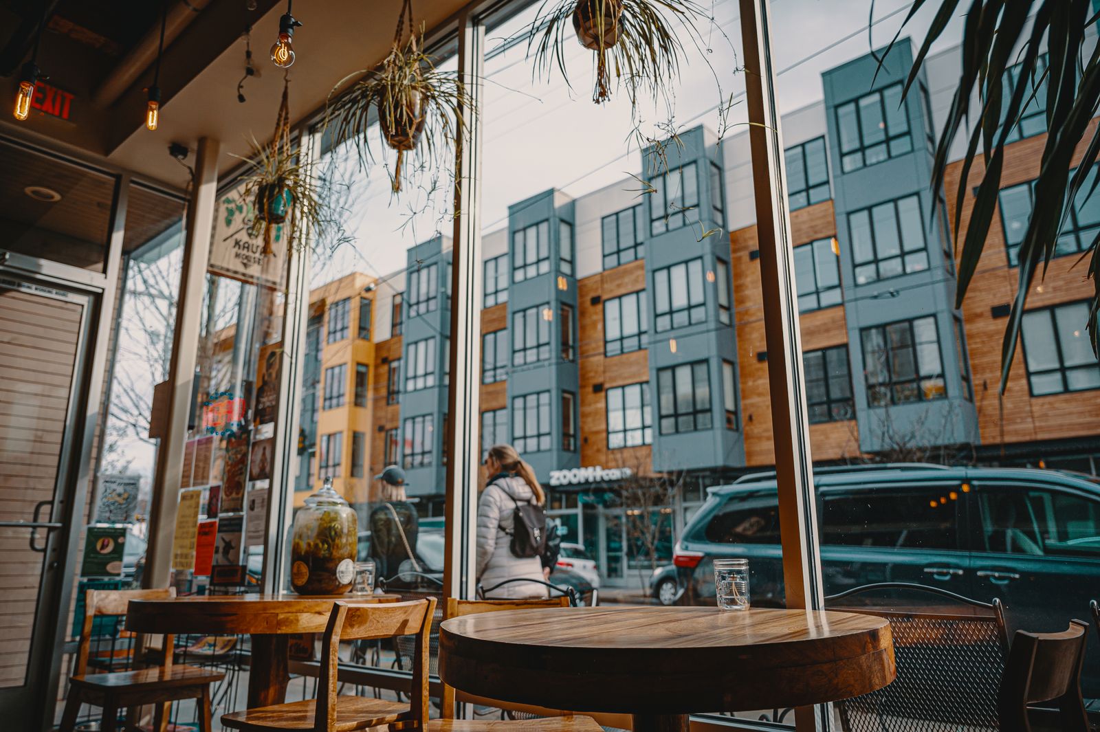 Café Sonnenhof mit Blick auf die Marktstraße